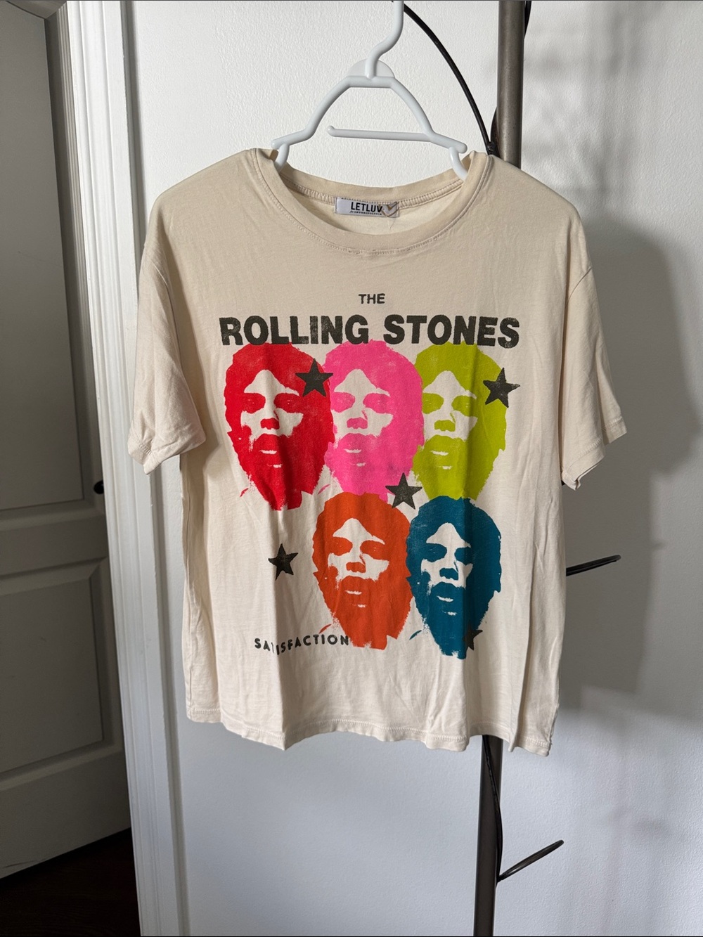 Anthropologie Letluv Rolling Stones Tshirt